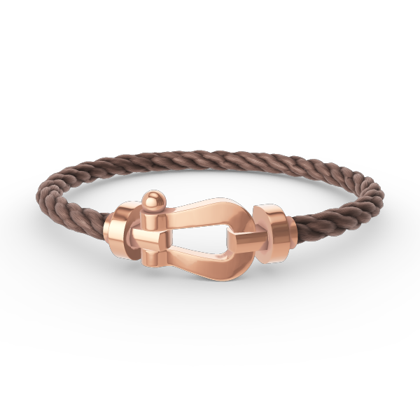 [Riva Jewelry]FORCE LARGE HORSESHOE BRACELET - ROSE GOLD