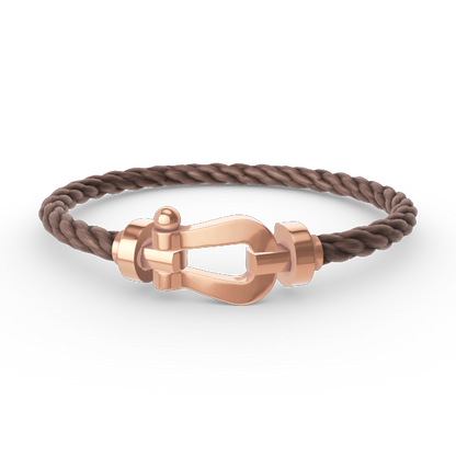 [Riva Jewelry]FORCE LARGE HORSESHOE BRACELET - ROSE GOLD
