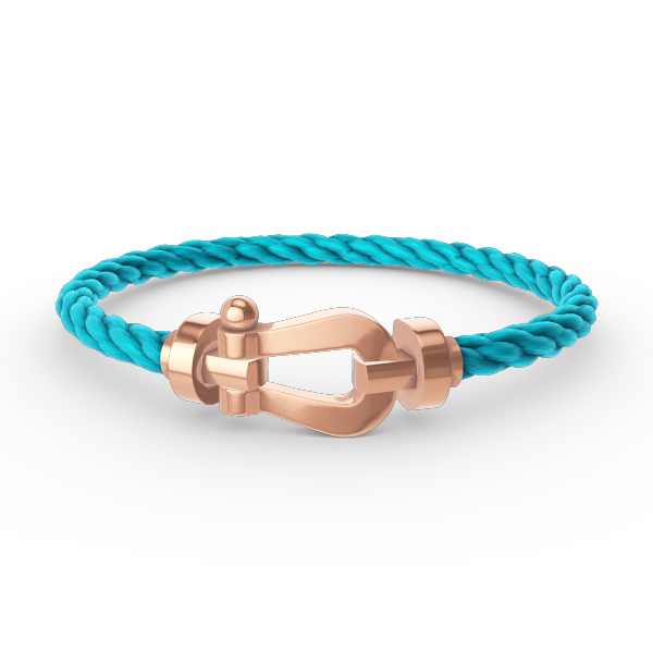 [Riva Jewelry]FORCE LARGE HORSESHOE BRACELET - ROSE GOLD