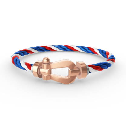 [Riva Jewelry]FORCE LARGE HORSESHOE BRACELET - ROSE GOLD