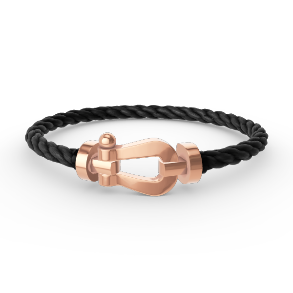 [Riva Jewelry]FORCE LARGE HORSESHOE BRACELET - ROSE GOLD