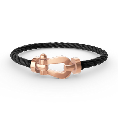 [Riva Jewelry]FORCE LARGE HORSESHOE BRACELET - ROSE GOLD