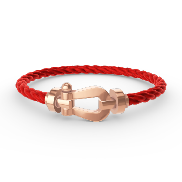[Riva Jewelry]FORCE LARGE HORSESHOE BRACELET - ROSE GOLD