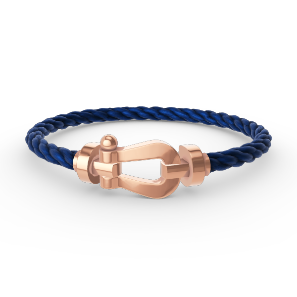 [Riva Jewelry]FORCE LARGE HORSESHOE BRACELET - ROSE GOLD