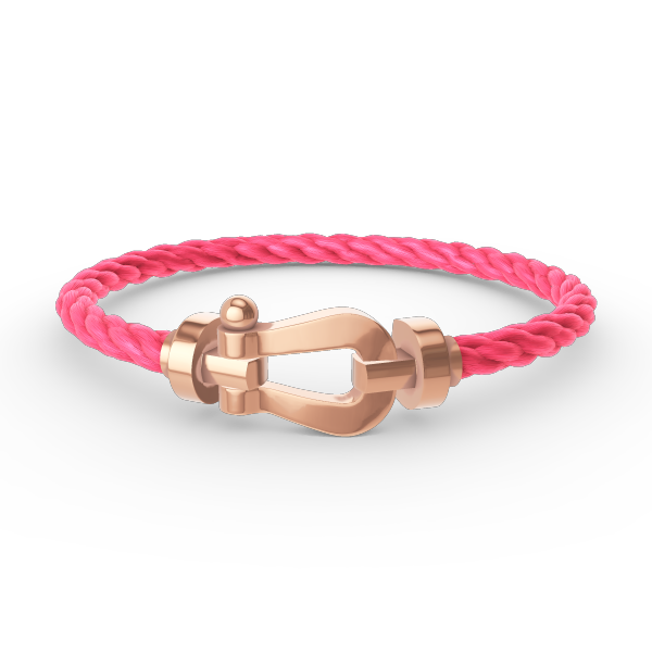 [Riva Jewelry]FORCE LARGE HORSESHOE BRACELET - ROSE GOLD