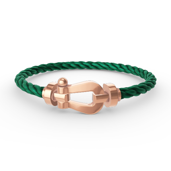 [Riva Jewelry]FORCE LARGE HORSESHOE BRACELET - ROSE GOLD