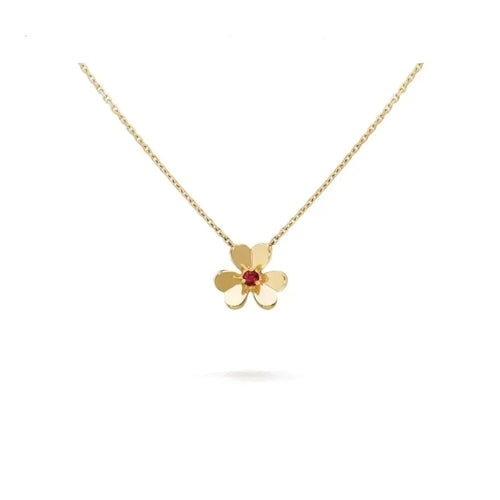 [Riva Jewelry]FRIVOLE FLORAL CHARM NECKLACE