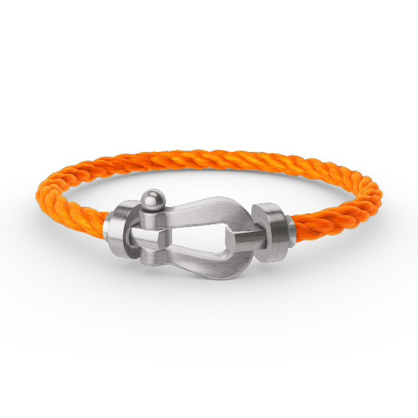 [Riva Jewelry]FORCE LARGE HORSESHOE BRACELET - WHITE GOLD