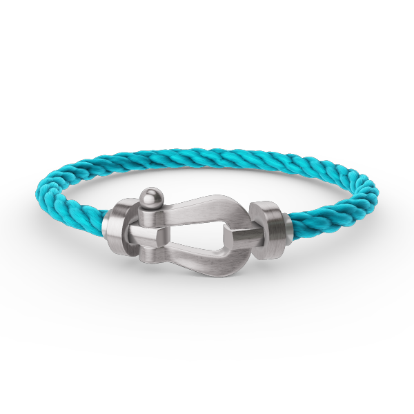 [Riva Jewelry]FORCE LARGE HORSESHOE BRACELET - WHITE GOLD