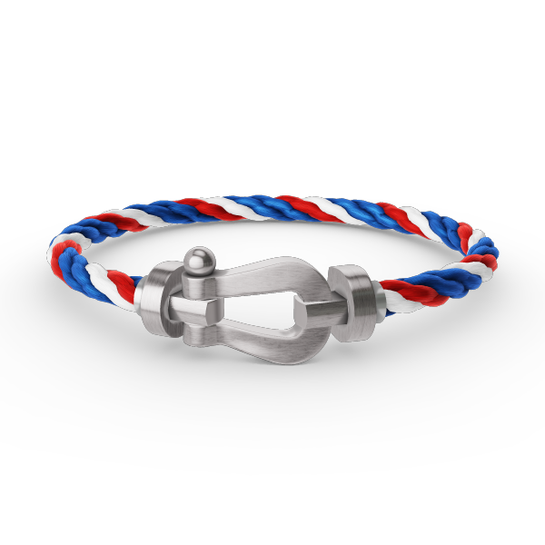 [Riva Jewelry]FORCE LARGE HORSESHOE BRACELET - WHITE GOLD