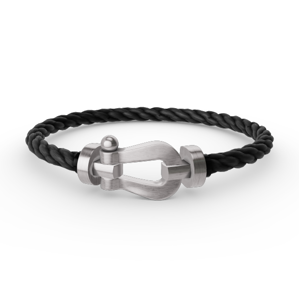 [Riva Jewelry]FORCE LARGE HORSESHOE BRACELET - WHITE GOLD