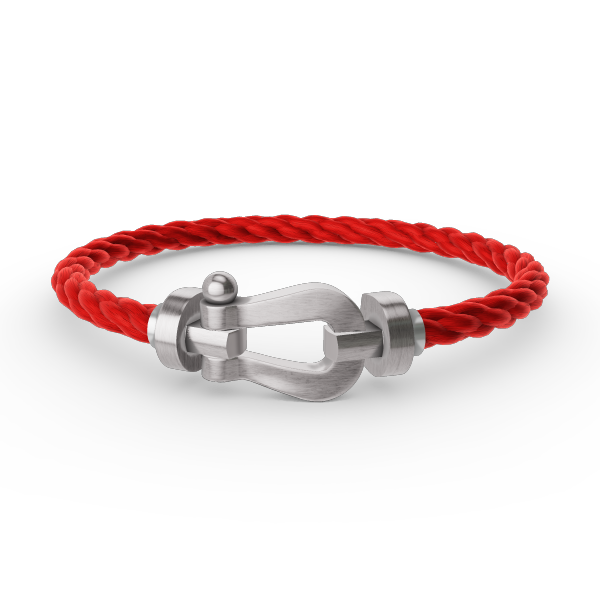 [Riva Jewelry]FORCE LARGE HORSESHOE BRACELET - WHITE GOLD