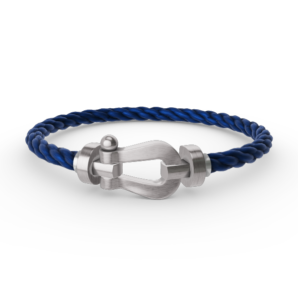 [Riva Jewelry]FORCE LARGE HORSESHOE BRACELET - WHITE GOLD