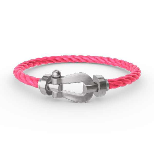 [Riva Jewelry]FORCE LARGE HORSESHOE BRACELET - WHITE GOLD