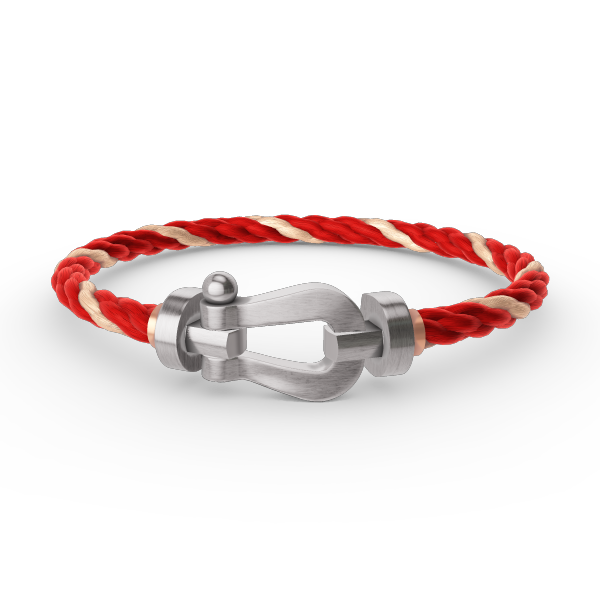 [Riva Jewelry]FORCE LARGE HORSESHOE BRACELET - WHITE GOLD