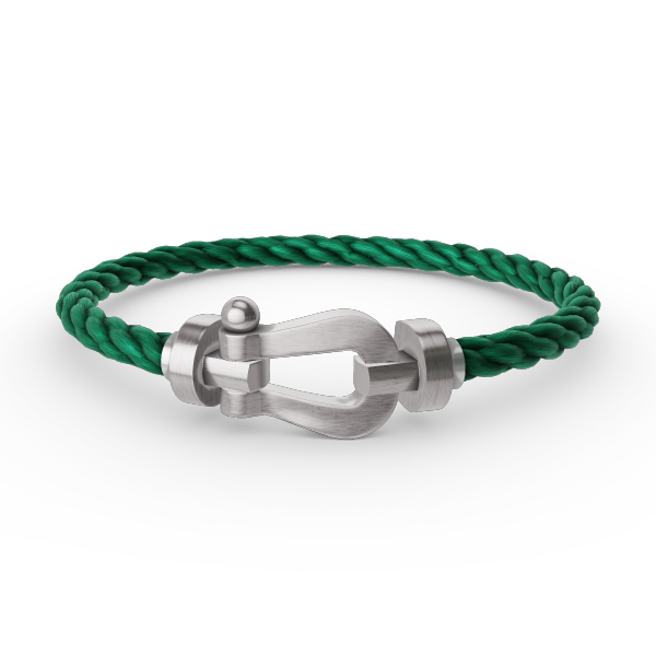 [Riva Jewelry]FORCE LARGE HORSESHOE BRACELET - WHITE GOLD